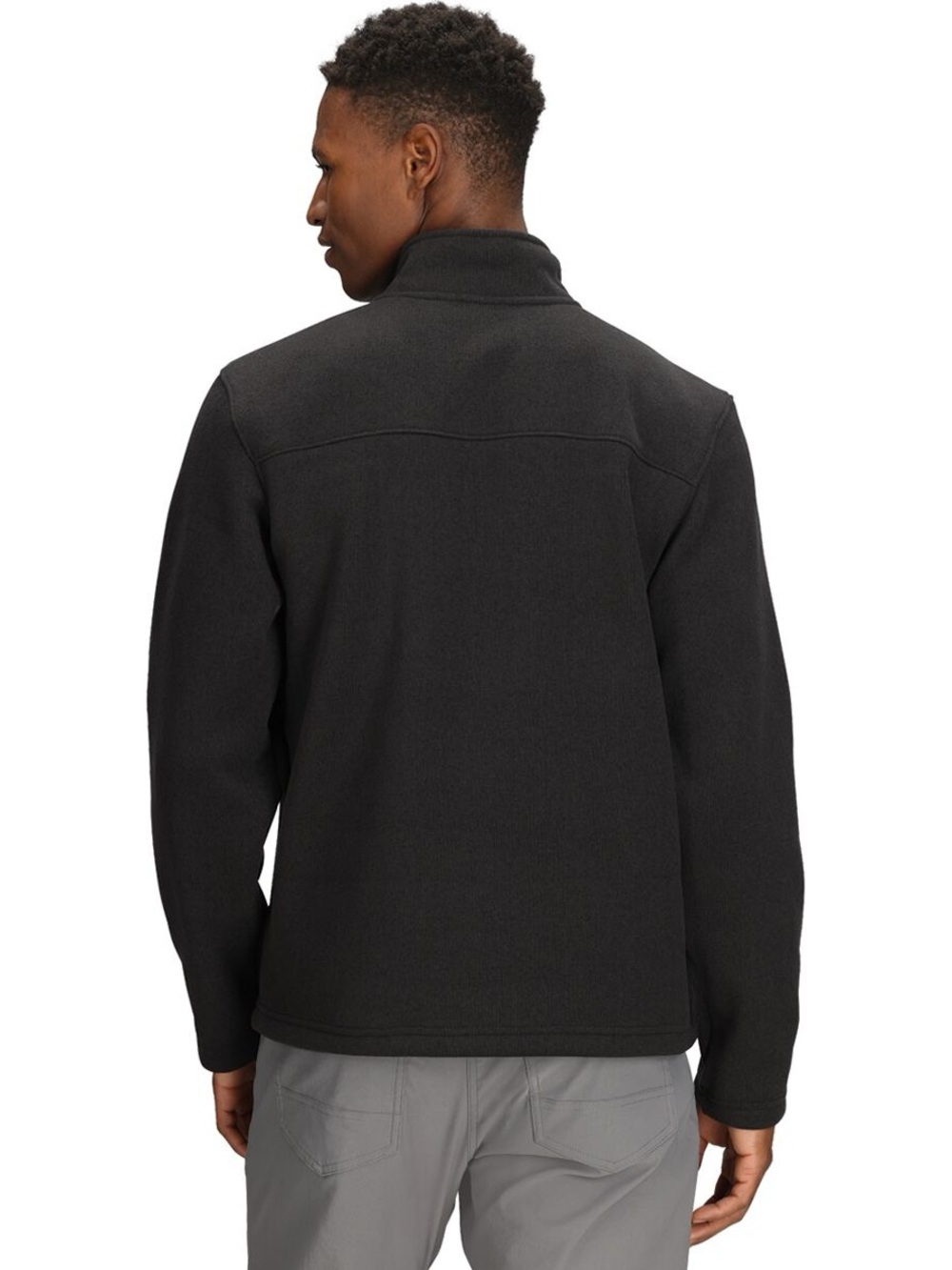 The North Face - Gordon Lyons 1/4-Zip Jacket - Men's - Black Heathered - Picture 2 of 12